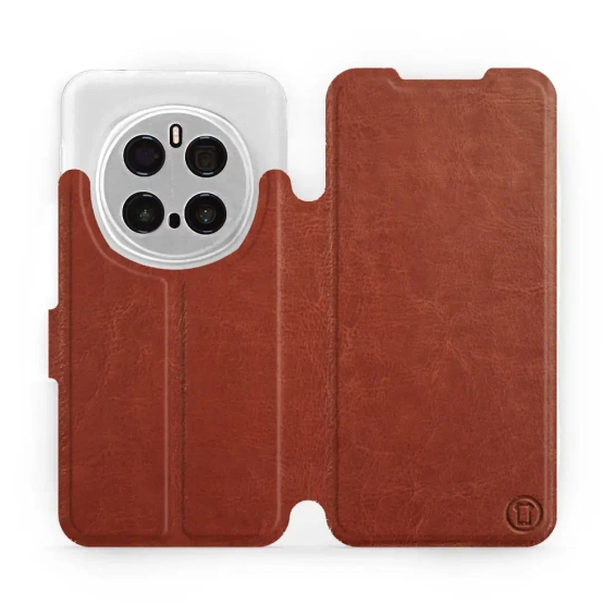 Etui do Huawei Honor Magic7 Pro 5G - wzór Brown&Gray