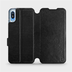Etui do Huawei Y6 2019 - wzór Black&Orange