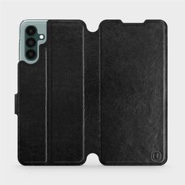 Etui do Samsung Galaxy A04S - wzór Black&Orange