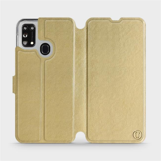 Etui do Samsung Galaxy M31 - wzór Gold&Gray