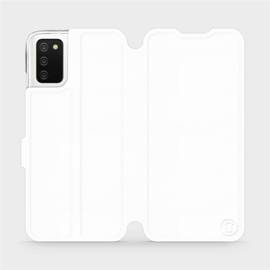 Etui do Samsung Galaxy A03S - wzór White&Orange