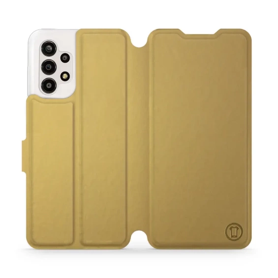 Etui do Samsung Galaxy A13 4G - wzór Gold&Orange