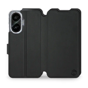 Etui Soft Touch do Xiaomi POCO F7 - wzór Satynowa czerń