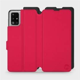 Etui Soft Touch do Samsung Galaxy M51 - wzór Żywa czerwień z czernią