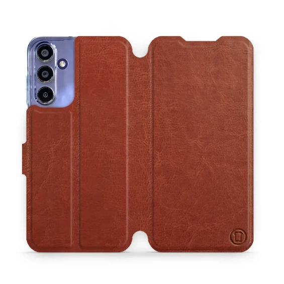 Etui do Samsung Galaxy A15 4G - wzór Brown&Orange