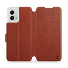 Etui do Motorola Moto G53 5G - wzór Brown&Orange