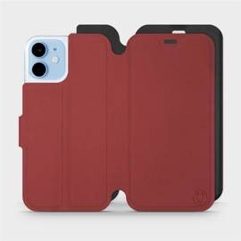 Etui Soft Touch do Apple iPhone 12 mini - wzór Zachodząca czerwień z czernią