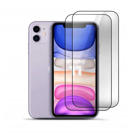 Zestaw 2x Szkło hartowane Clear 9H do Apple iPhone 11
