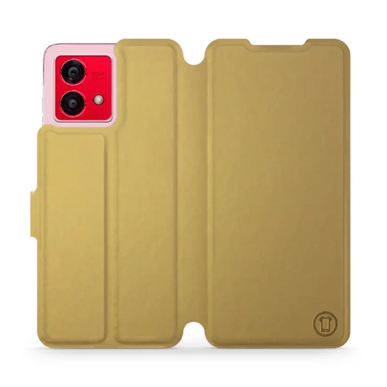 Etui do Motorola Moto G84 - wzór Gold&Orange