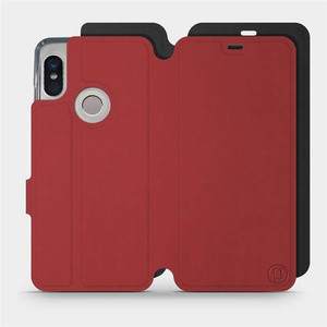Etui Soft Touch do Xiaomi Redmi Note 5 - wzór Zachodząca czerwień z czernią