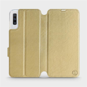 Etui do Samsung Galaxy A70 - wzór Gold&Orange