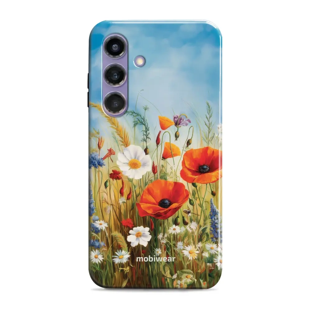 Mobiwear Elite Pro do Samsung Galaxy S24 Plus, ochrona telefonu, trwała konstrukcja, wygodne użytkowanie, dopasowanie, Łąkowe Kwiaty