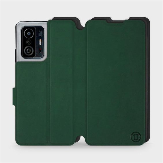 Etui Soft Touch do Xiaomi 11T - wzór Miejska zieleń z czernią
