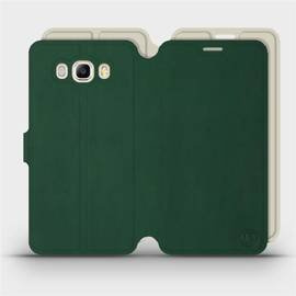 Etui Soft Touch do Samsung Galaxy J7 2016 - wzór Miejska zieleń z platyną
