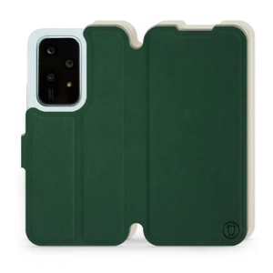 Etui Soft Touch do Huawei Honor 200 Lite - wzór Miejska zieleń z platyną