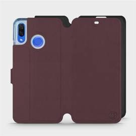 Etui Soft Touch do Huawei Nova 3 - wzór Matowy burgund z czernią