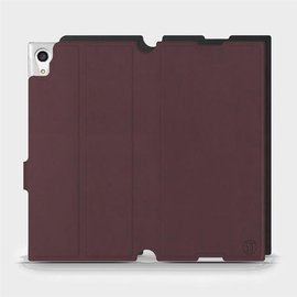 Etui Soft Touch do Sony Xperia XA1 Ultra - wzór Matowy burgund z czernią