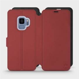Etui Soft Touch do Samsung Galaxy S9 - wzór Zachodząca czerwień z czernią