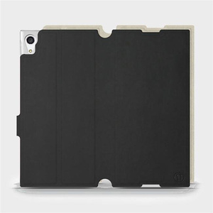 Etui Soft Touch do Sony Xperia XA1 Ultra - wzór Satynowa czerń z platyną