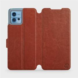 Etui do Motorola Moto G72 - wzór Brown&Gray