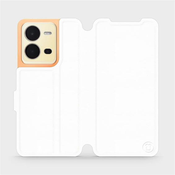 Etui do Vivo X80 Lite - wzór White&Orange