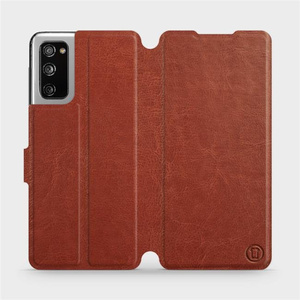 Etui do Samsung Galaxy S20 FE - wzór Brown&Orange