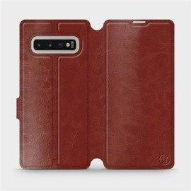 Etui do Samsung Galaxy S10 Plus - wzór Brown&Orange