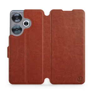 Etui do Xiaomi POCO F6 - wzór Brown&Orange