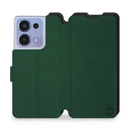 Etui Soft Touch do Xiaomi POCO M6 Pro - wzór Miejska zieleń z czernią