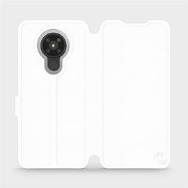Etui do Nokia 5.3 - wzór White&Gray
