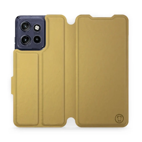 Etui do Motorola Edge 50 Neo - wzór Gold&Gray