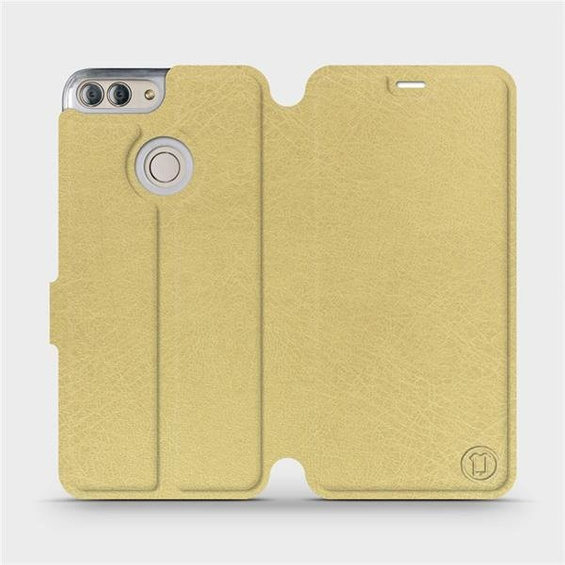 Etui do Huawei P Smart - wzór Gold&Gray