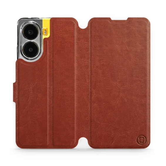 Etui do Xiaomi POCO X7 Pro - wzór Brown&Gray