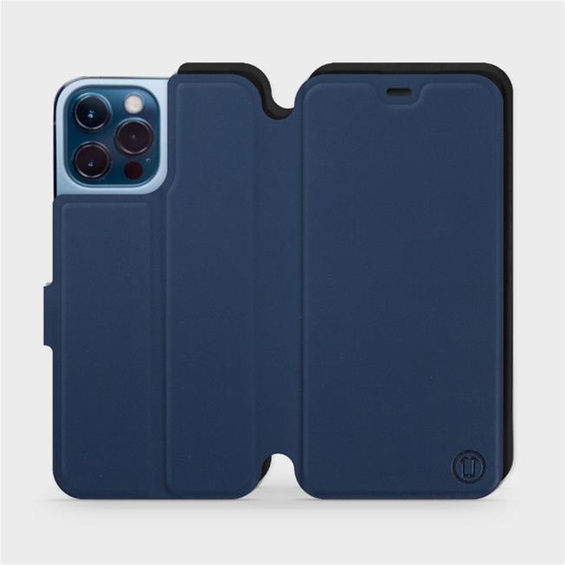 Etui Soft Touch do Apple iPhone 13 Pro Max - wzór Głęboki granat z czernią