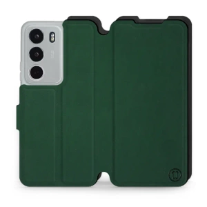 Etui Soft Touch do Realme P3 lite - wzór Miejska zieleń z czernią