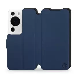 Etui Soft Touch do Huawei P60 Pro - wzór Głęboki granat z czernią