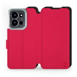 Etui Soft Touch do Xiaomi Poco C85 5G - wzór Żywa czerwień z czernią