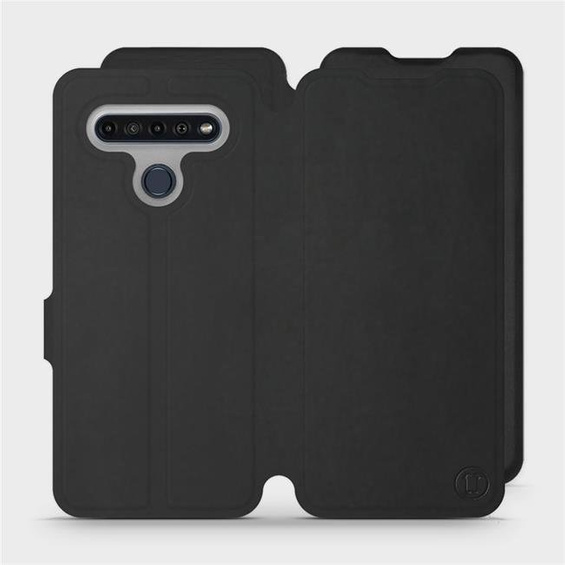 Etui Soft Touch do LG K61 - wzór Satynowa czerń