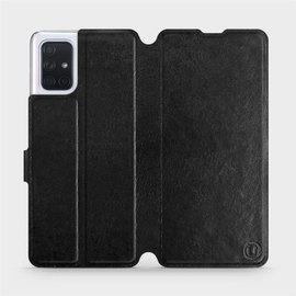 Etui do Samsung Galaxy A71 - wzór Black&Orange