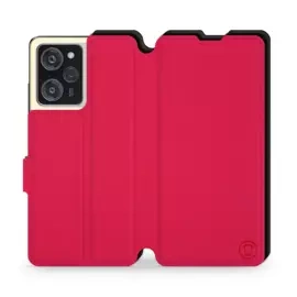 Etui Soft Touch do Xiaomi POCO X5 Pro 5G - wzór Żywa czerwień z czernią