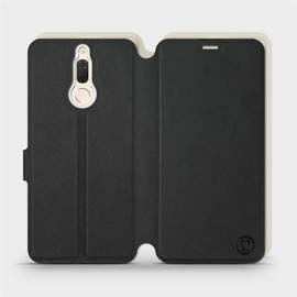 Etui Soft Touch do Huawei Mate 10 Lite - wzór Satynowa czerń z platyną