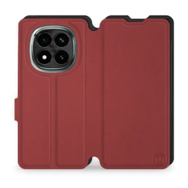 Etui Soft Touch do Xiaomi Redmi Note 14 Pro Plus 5G - wzór Zachodząca czerwień z czernią