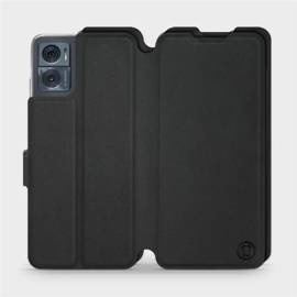 Etui Soft Touch do Motorola Moto E22i - wzór Satynowa czerń