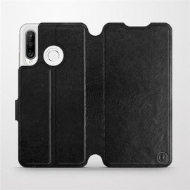 Etui do Huawei P30 Lite - wzór Black&Orange