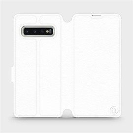 Etui do Samsung Galaxy S10 - wzór White&Orange