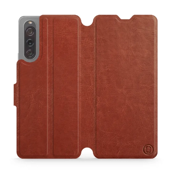 Etui do Sony Xperia 10 V - wzór Brown&Gray