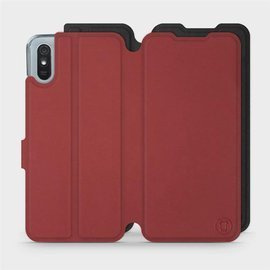 Etui Soft Touch do Xiaomi Redmi 9A - wzór Zachodząca czerwień z czernią