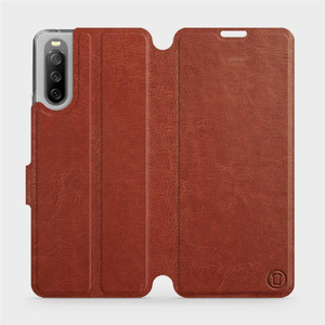 Etui do Sony Xperia 10 III - wzór Brown&Orange