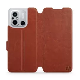 Etui do Xiaomi Redmi 12C - wzór Brown&Orange