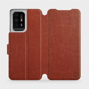 Etui do OPPO Reno 5 Z - wzór Brown&Orange